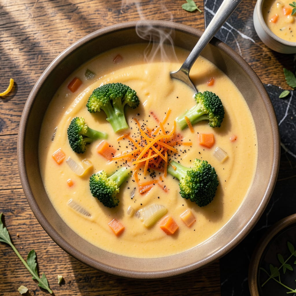 Comprehensive Potbelly Broccoli Cheddar Soup Recipe: Creamy Comfort in Every Spoonful visual reference