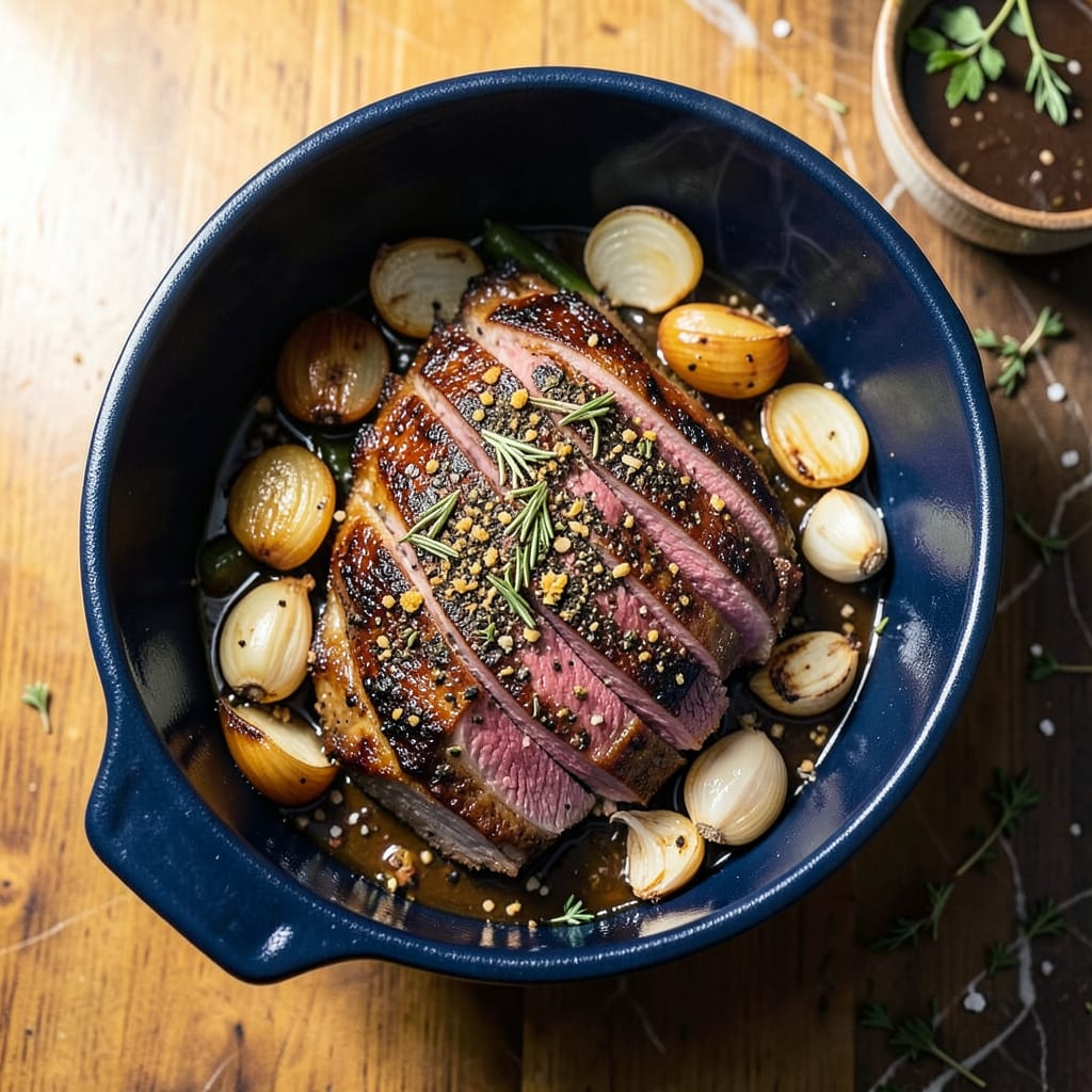prime rib recipe crock pot illustration with key details