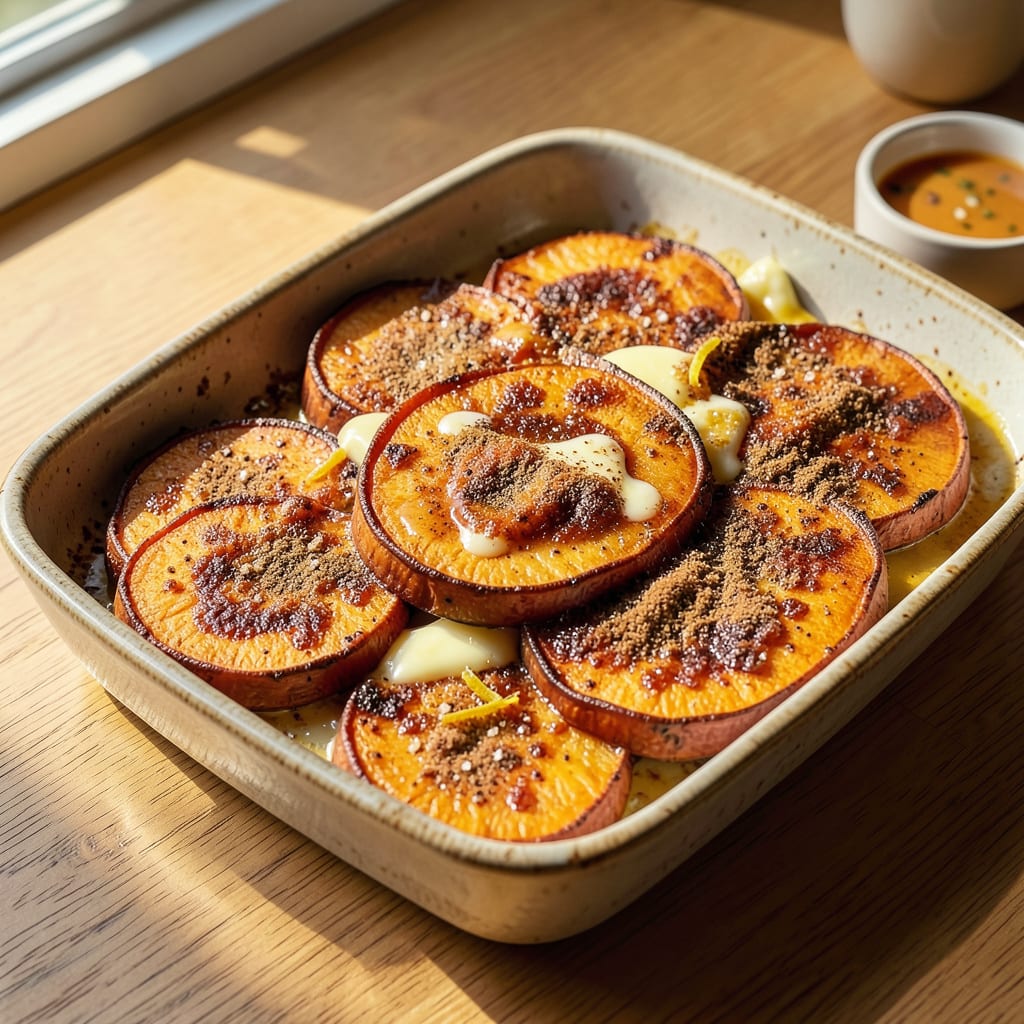 princella sweet potato recipe illustration with key details