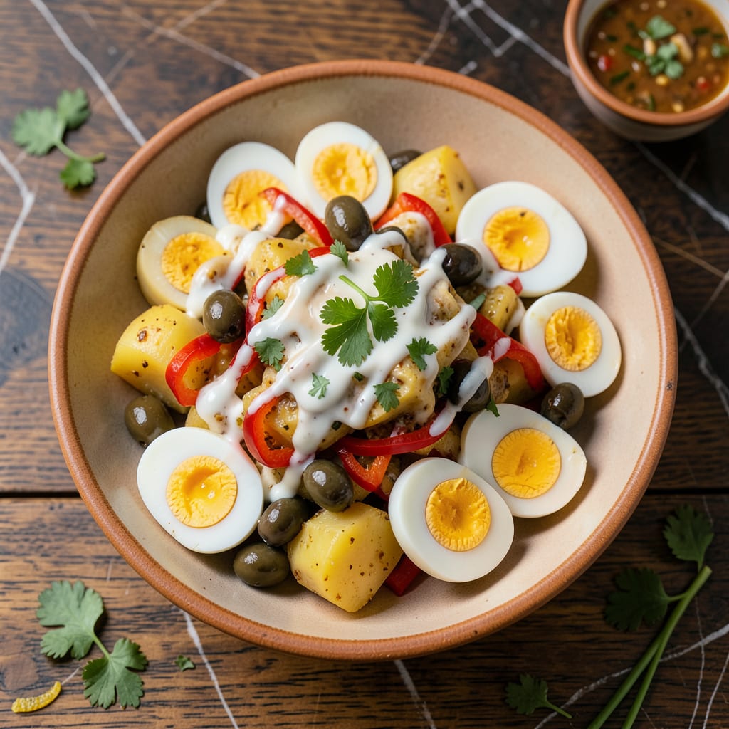 Complete Puerto Rican Potato Salad Recipe: Creamy, Tangy Island Style Twist overview image