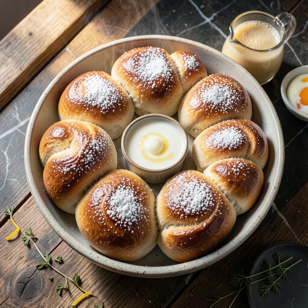 Quincy's Big Fat Yeast Rolls Recipe: Pillowy Soft Clouds of Bread illustration with key details
