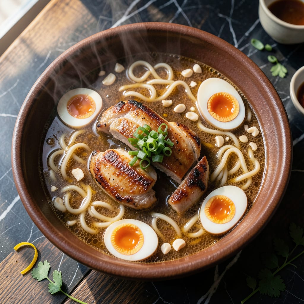 Complete Ramen Hot Pot Recipe: Umami Rich Broth with Customizable Toppings overview image
