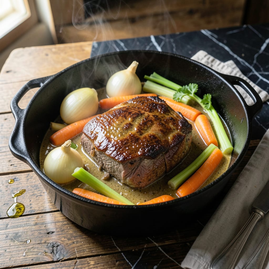 Visual representation of Ranch Pot Roast Recipe: Slow Braised With Buttery Herb Infusion