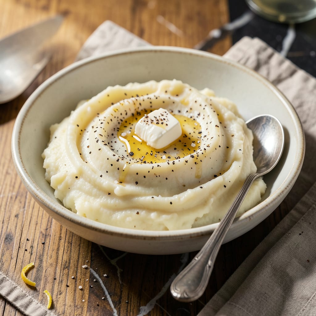 recipe for fluffy mashed potatoes example with annotations