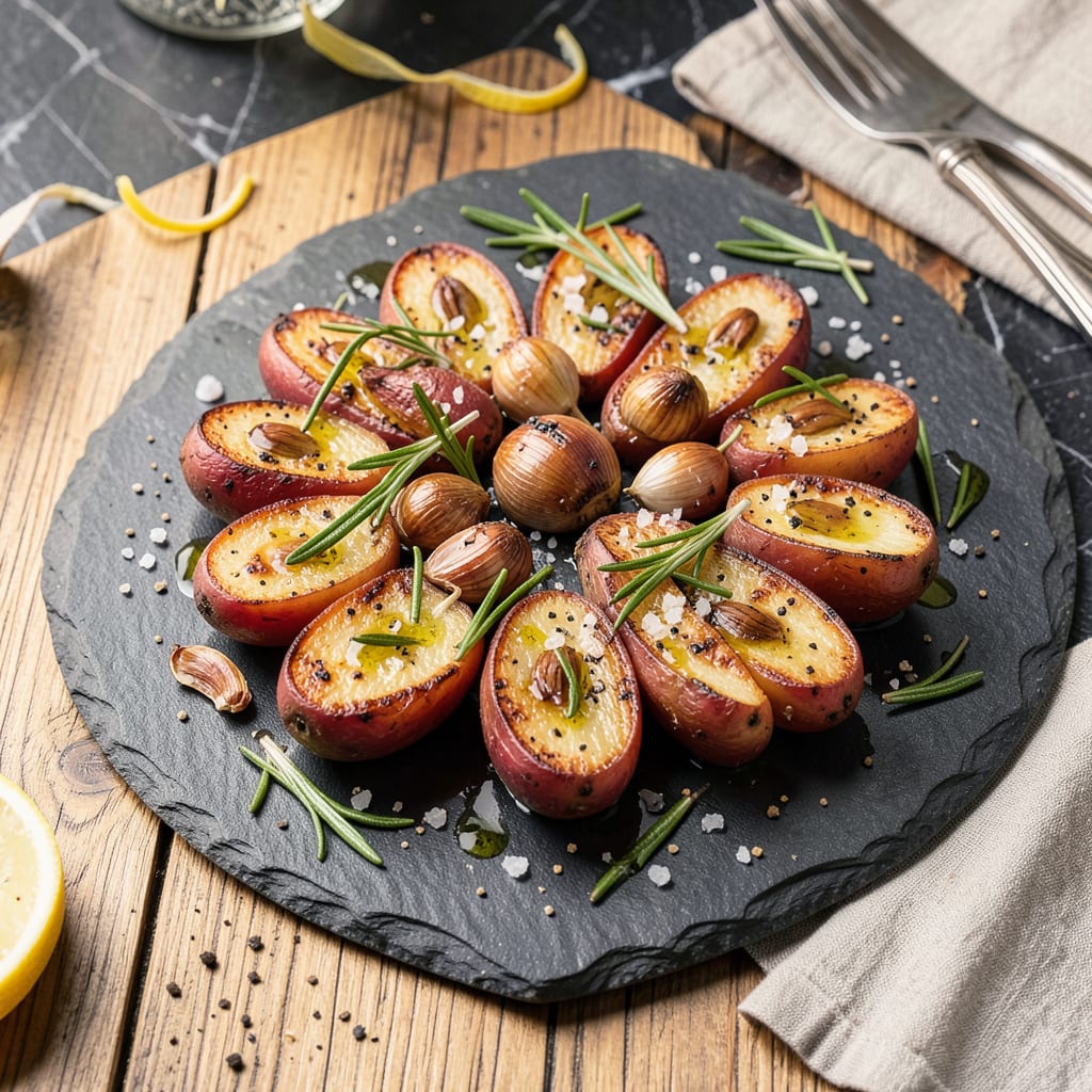 Red Mini Potatoes Recipe: Buttery, Crispy, and Ready in 30 Minutes illustration with key details