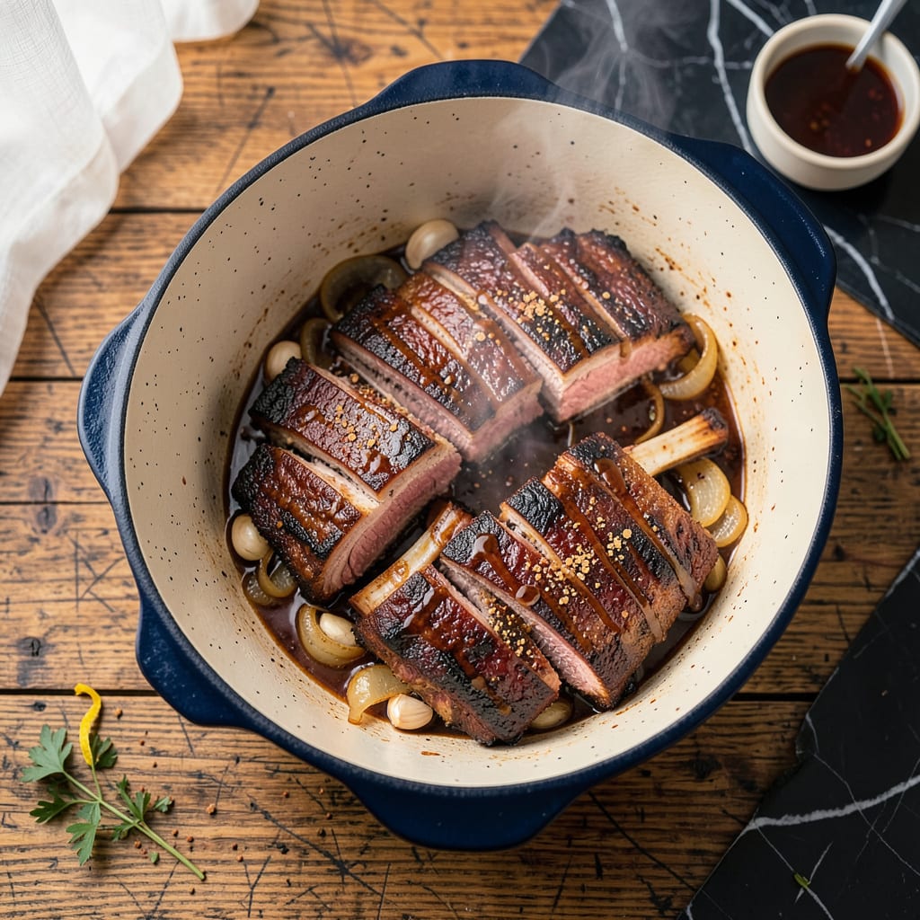 Rib Crock Pot Recipe: Fall Off the Bone Tenderness With Minimal Effort example with annotations