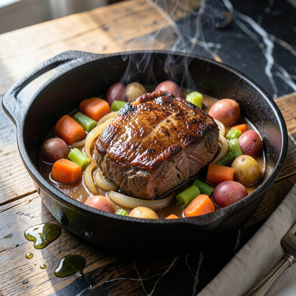 Rich Pot Roast Recipe: Melt in Your Mouth Sunday Supper detailed visual guide