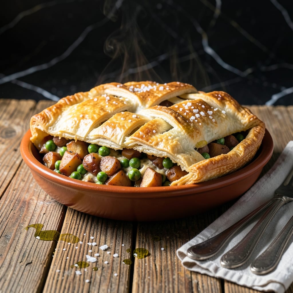 Samosa Pot Pie Recipe: Spiced Filling Under a Flaky Crust detailed visual guide