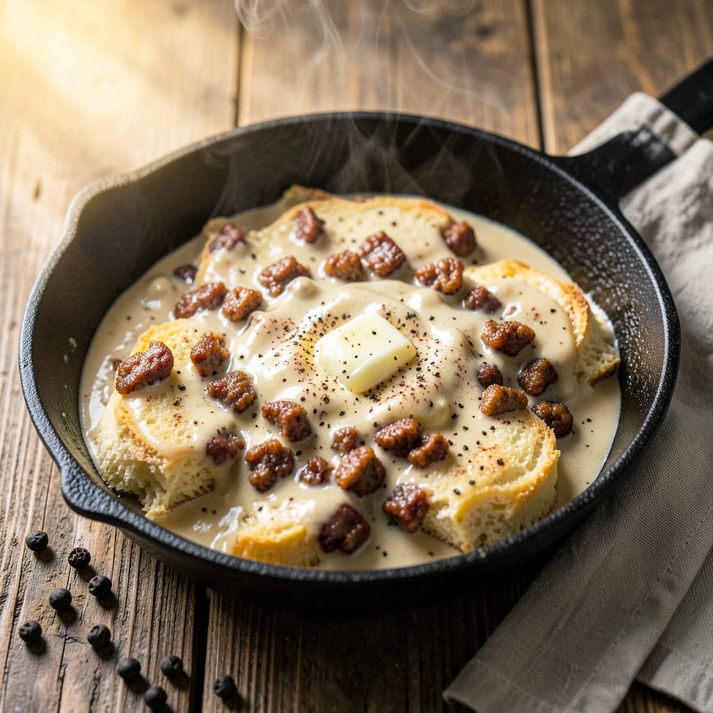 Sausage Gravy Recipe Crock Pot: Creamy, Hands Off Breakfast Comfort illustration with key details