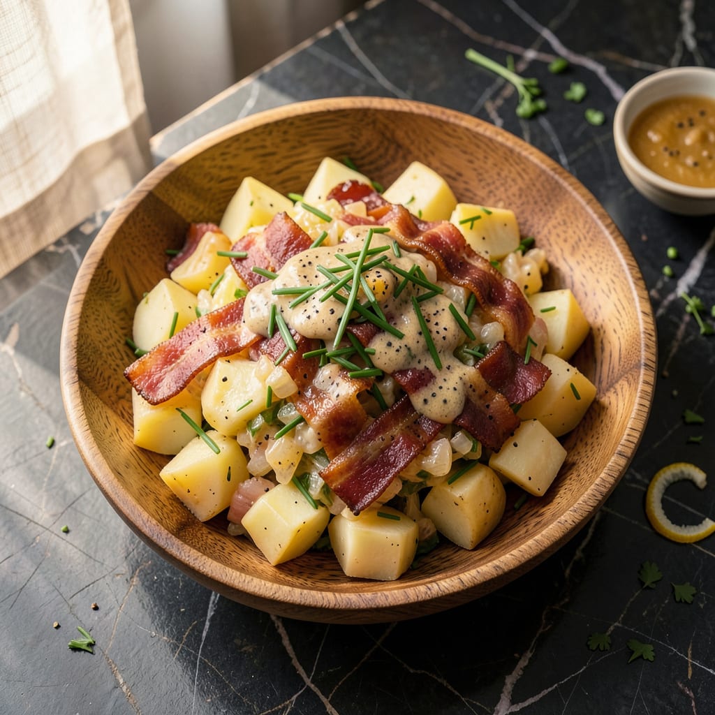 Schmidt’s German Potato Salad Recipe: Tangy Bacon-Infused Tradition