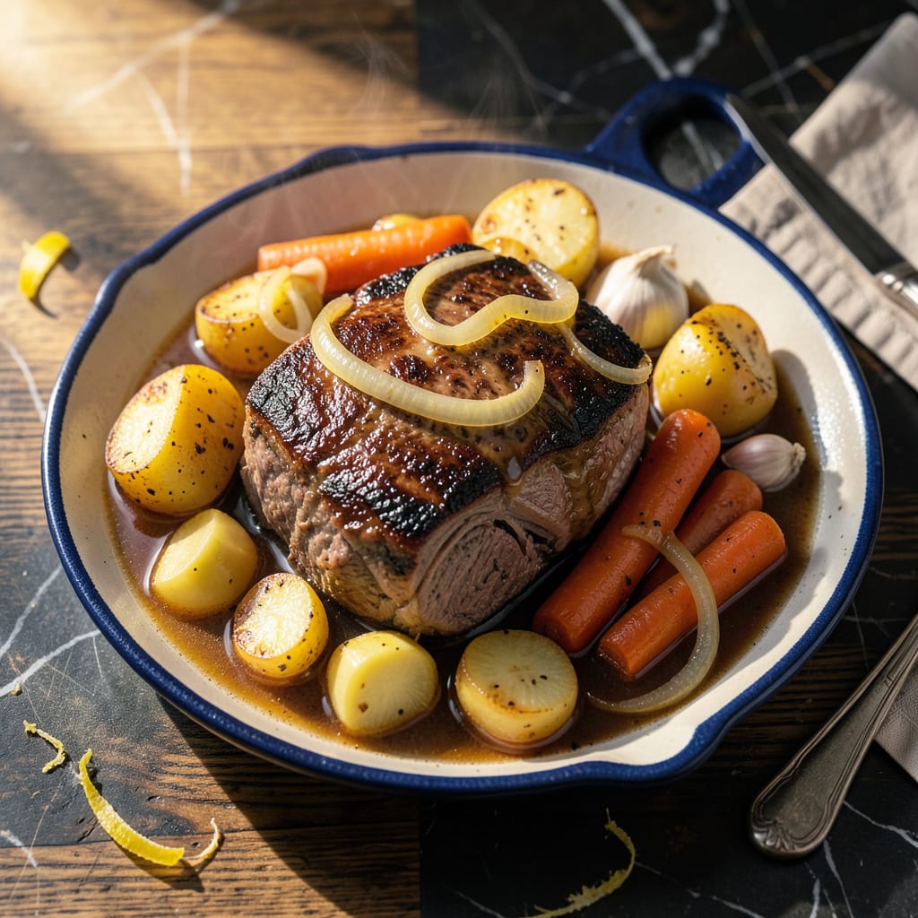 Comprehensive Slow Cooker Pot Roast Recipe: Fall Apart Tender Comfort Food visual reference