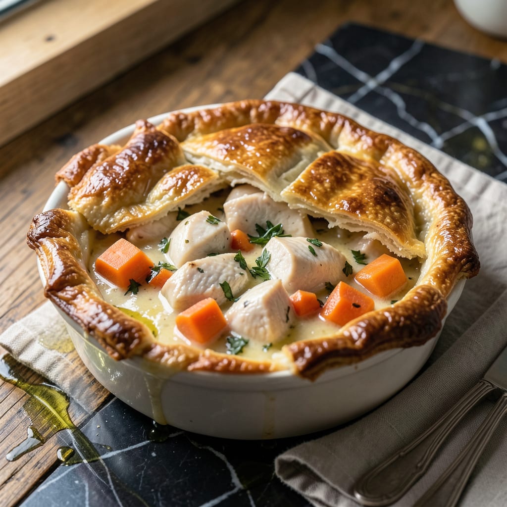 Visual representation of Small Pot Pie Recipe: Individual Portions of Comfort Food