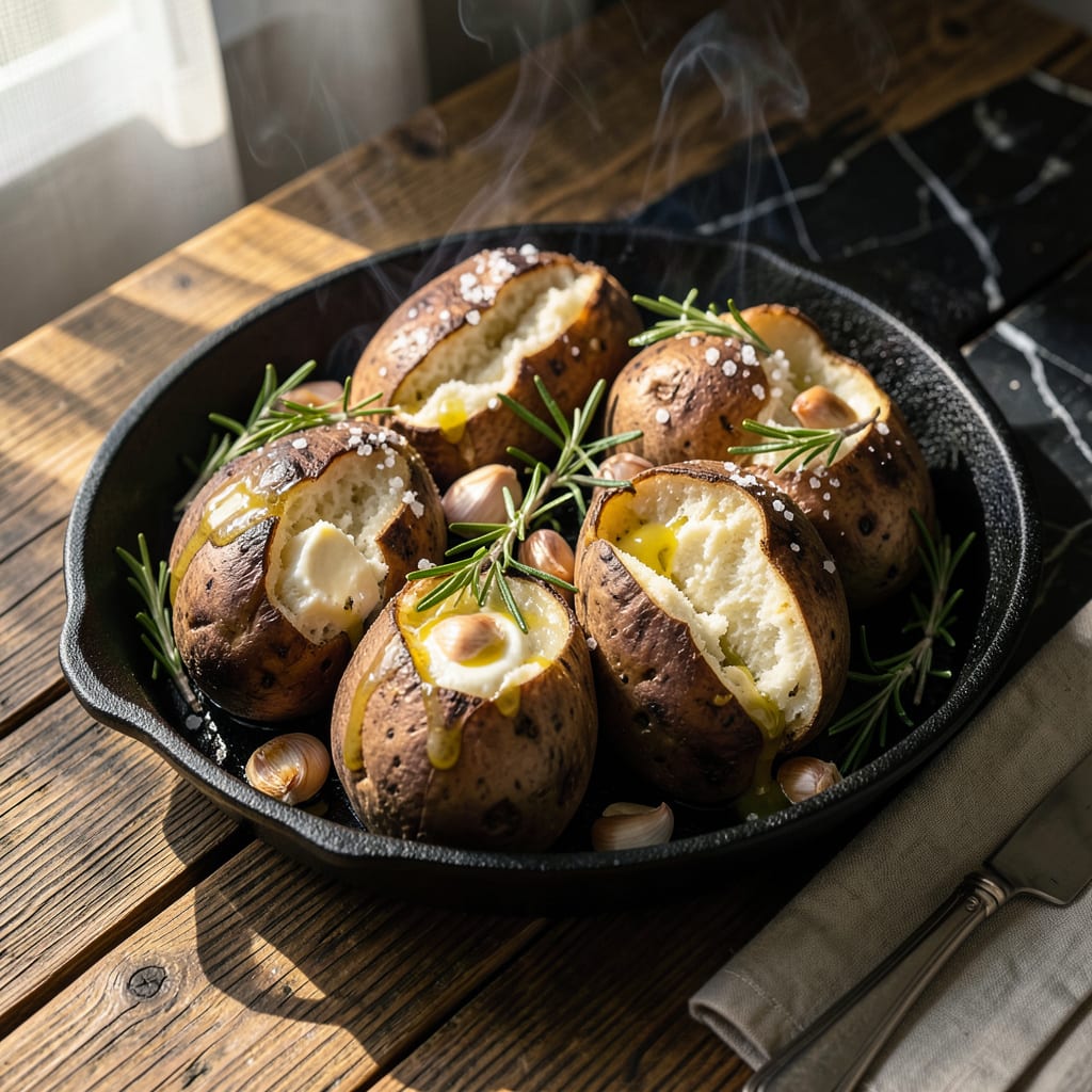 Smoked Baked Potatoes BBQ Recipe: Crispy Skin and Fluffy Centers detailed visual guide