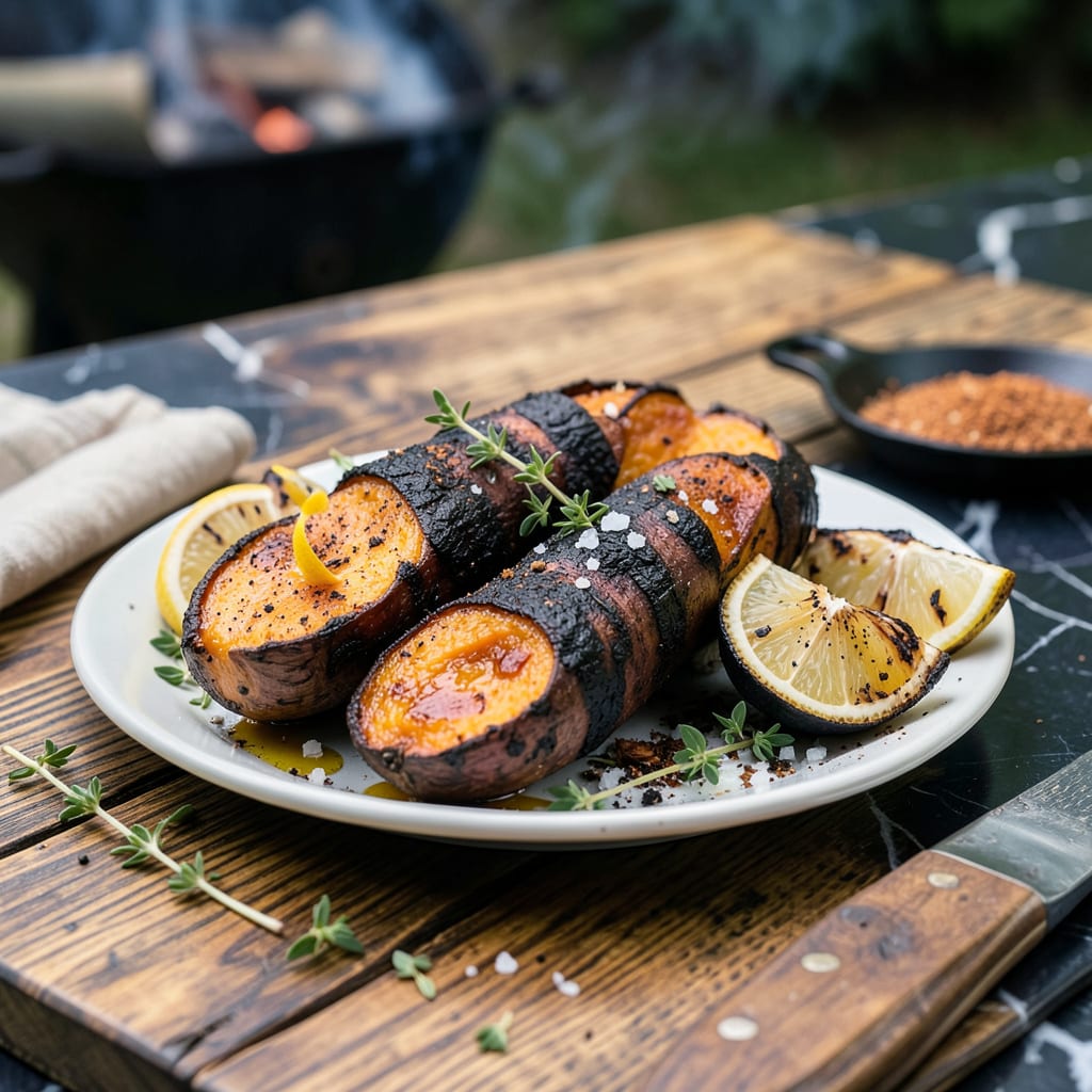 Comprehensive smoked sweet potatoes bbq recipe visual reference