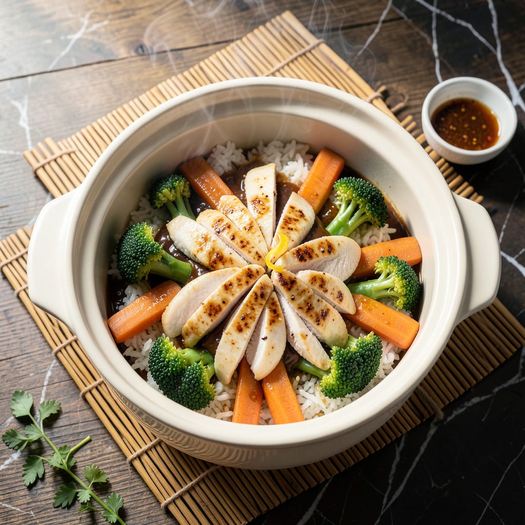 Complete steamer pot recipe overview image