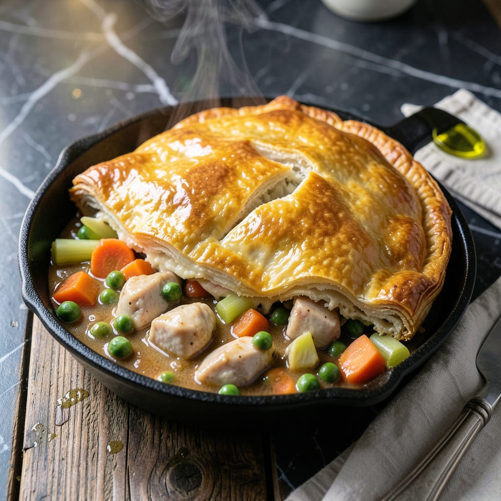 Complete Stovetop Pot Pie Recipe: One Skillet Savory Comfort overview image