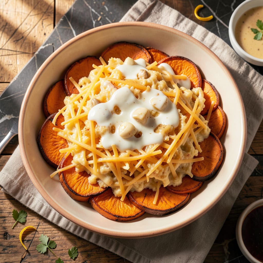 Visual representation of Sweet Potato Cheese Recipe: Creamy, Savory Twist on a Classic Side