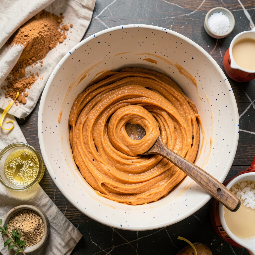Sweet Potato Dough Recipe: Fluffy, Golden Rolls for Any Meal illustration with key details