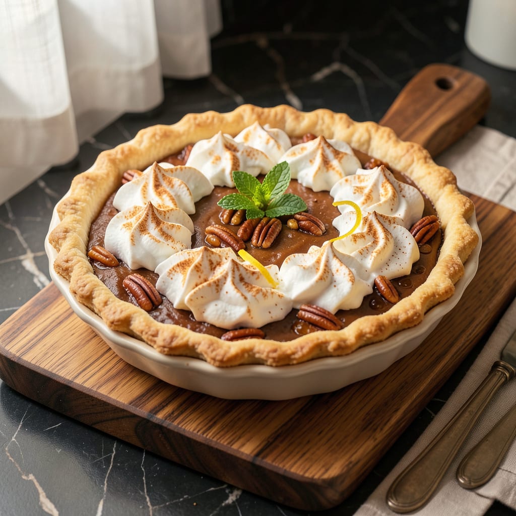 Sweet Potato Pie Recipe: Velvety Spiced Filling With Flaky Crust illustration with key details