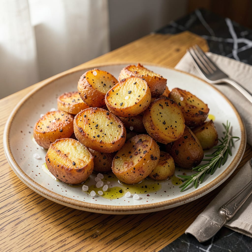 Tasteful Selections Nibbles Potatoes Recipe: Crispy Bites in 20 Minutes example with annotations