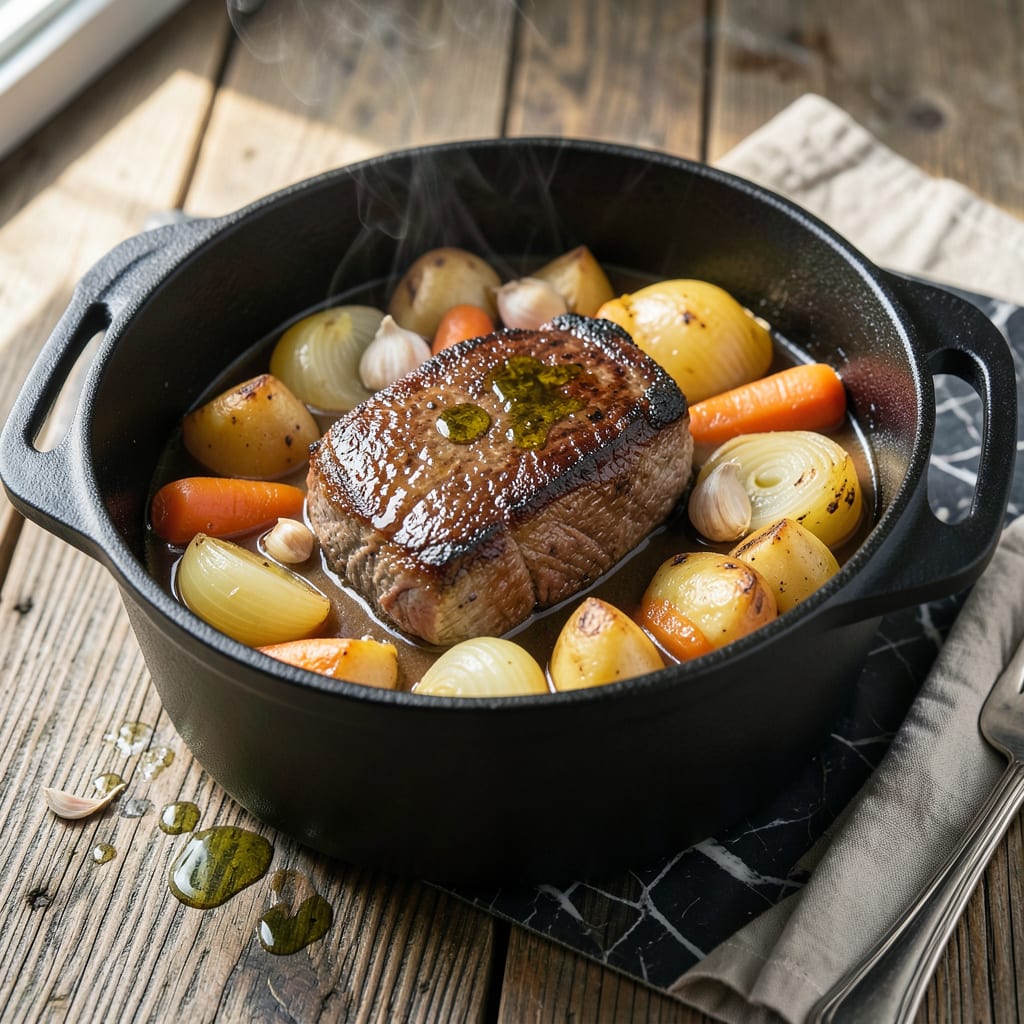 Tender Pot Roast Crock Pot Recipe: Slow Simmered With Root Vegetables detailed visual guide