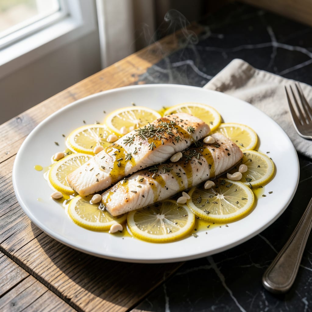 tilapia crock pot recipe example with annotations