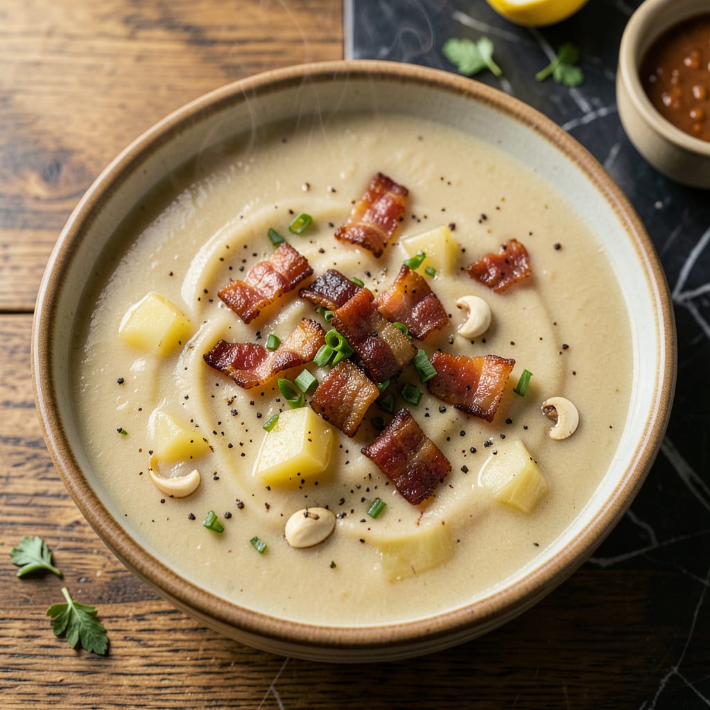 tony romas potato soup recipe example with annotations
