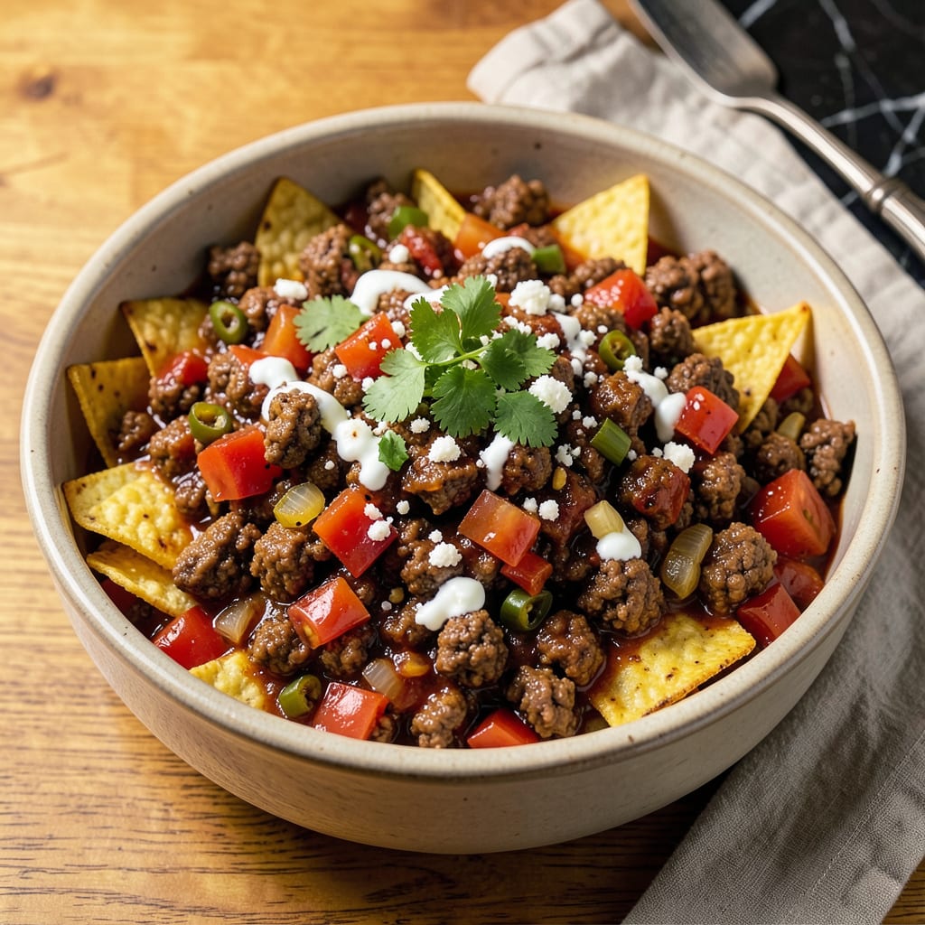 Walking Taco Crock Pot Recipe: Game Day Feast in a Bag example with annotations