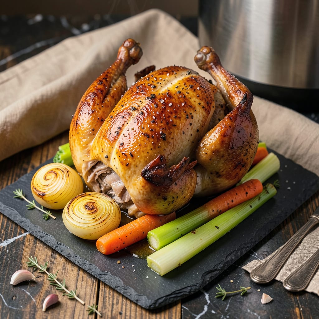 whole chicken in the instant pot recipe detailed visual guide