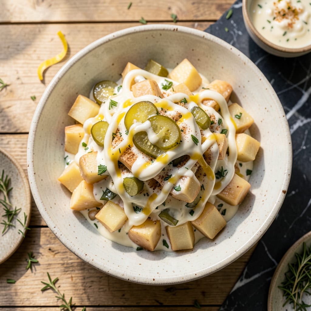 Wingstop Potato Salad Recipe: Creamy, Tangy Copycat Perfection illustration with key details