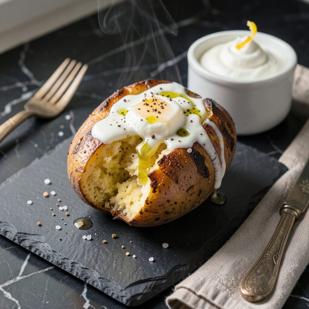 Yukon Gold Baked Potatoes Recipe: Crispy Skin and Fluffy Centers
